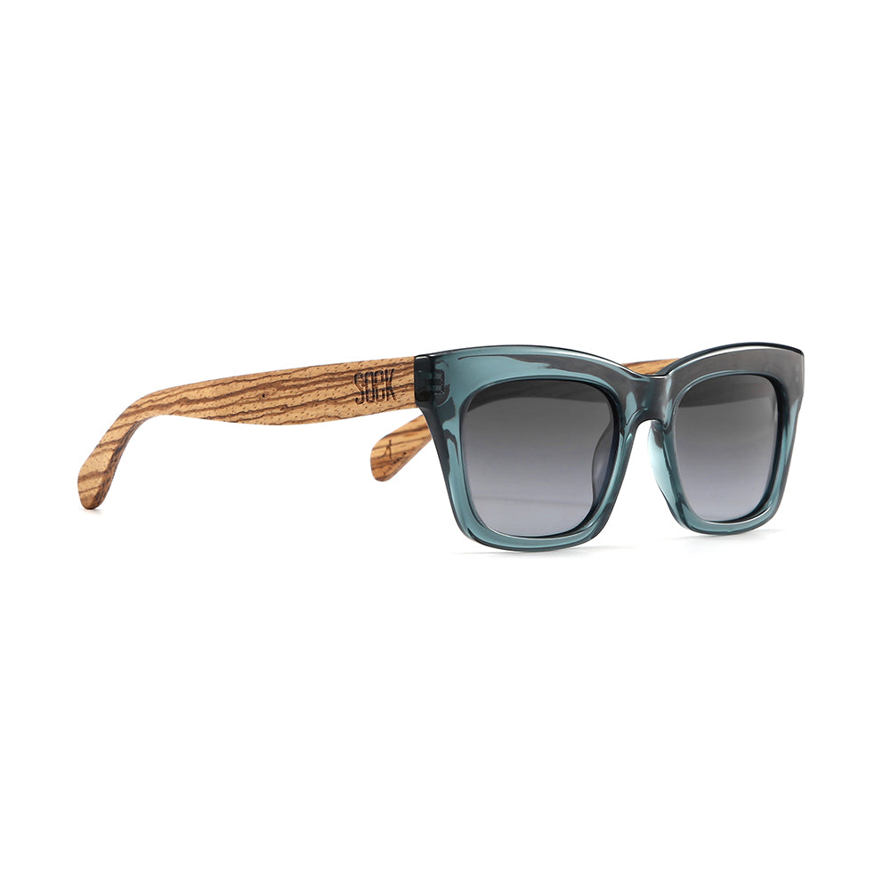 MORGAN INDIGO l Blue Grey Sunglasses l Polarised Lens - Soek Fashion Eyewear Australia