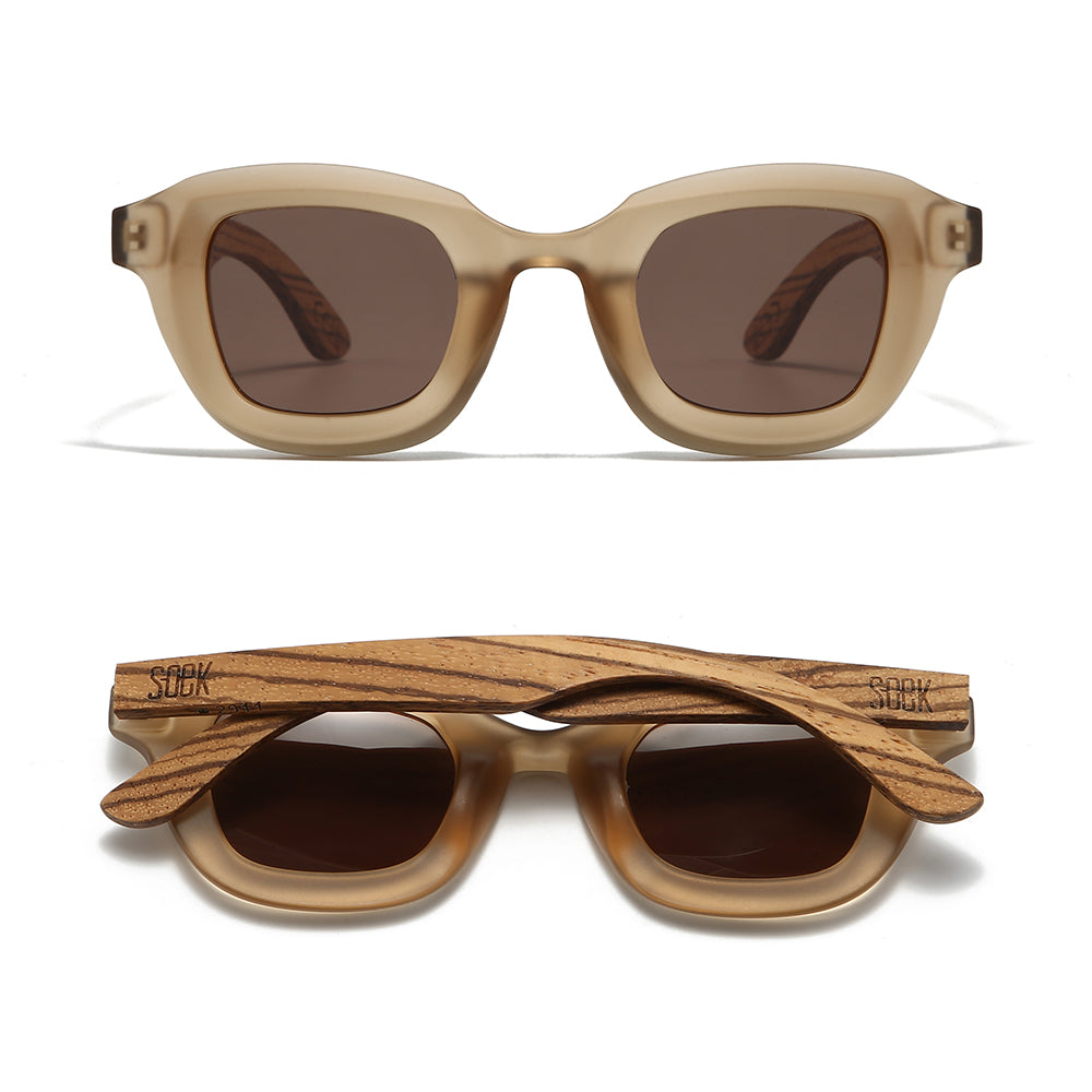**NEW** QUEST WHISKEY l Sunglasses l Polarised Lens l Walnut Arms