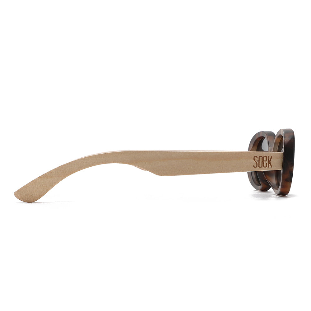 Days in the Sun ROCKY TORT l Brown Polarised Lens l White Maple Arms - Soek Fashion Eyewear Australia