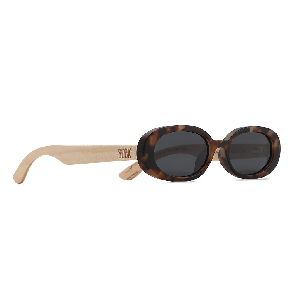 Days in the Sun ROCKY TORT l Brown Polarised Lens l White Maple Arms - Soek Fashion Eyewear Australia