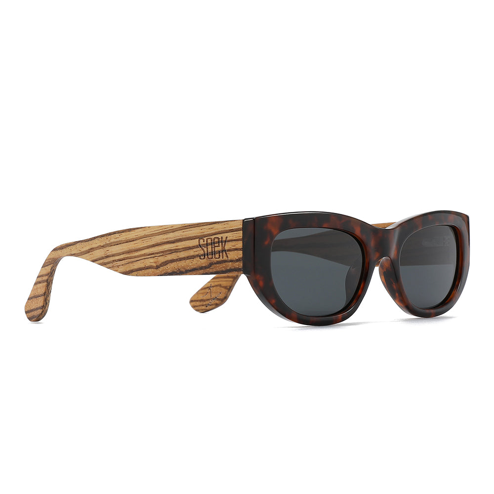 NEW * Remy Dark Tort l Smoke Polarised Lens I Sunglasses - Soek Fashion Eyewear Australia