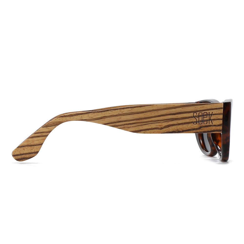 Remy Dark Tort l Smoke Polarised Lens I Sunglasses - Soek Fashion Eyewear Australia