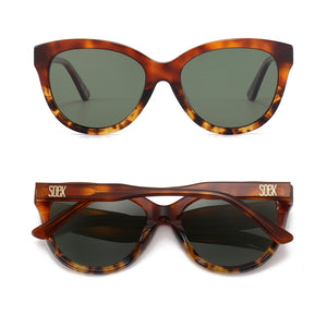 *NEW* LOVER TORT DUO l Plastic Free Sunglass l Brown Polarised Lens - Soek Fashion Eyewear Australia