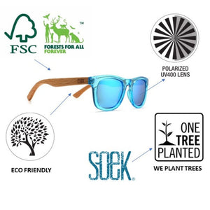 LITTLE SHELLY KIDS Polarised Sunnies l Striped Arms l Age 7-10 - Soek Fashion Eyewear Australia