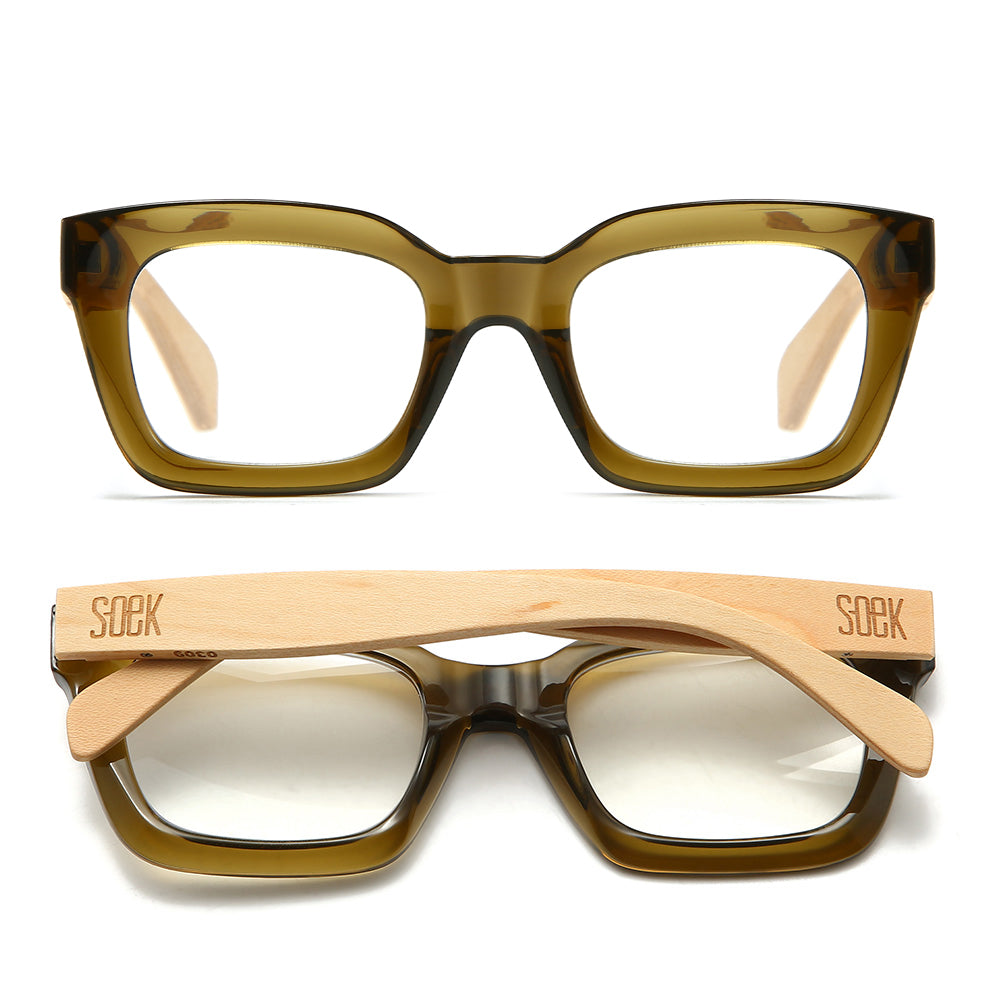 ZAHRA KHAKI l Magnifying Blue Light Reader
