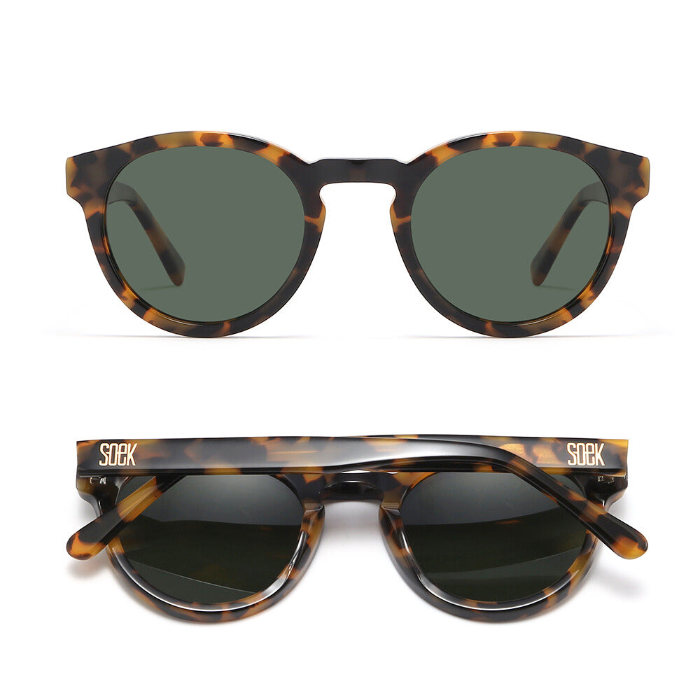 OTIS HONEY TORT l Bio Acetate Sunglasses l Tortoise Frame l Polarised Lens - Soek Fashion Eyewear Australia