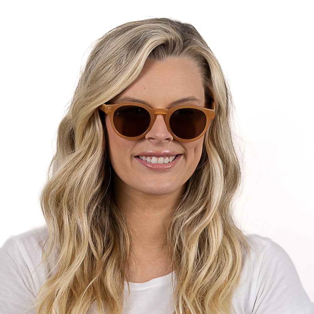OTIS SAND - Bio Acetate Sand coloured Frame l Khaki Polarised Lens