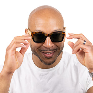 SUNGLASS READER l ZAHRA TOFFEE l UV 400 Magnifying Reader - Soek Fashion Eyewear Australia