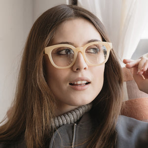 ALIVE CREAM Reader l Magnifying Lens - Soek Fashion Eyewear Australia