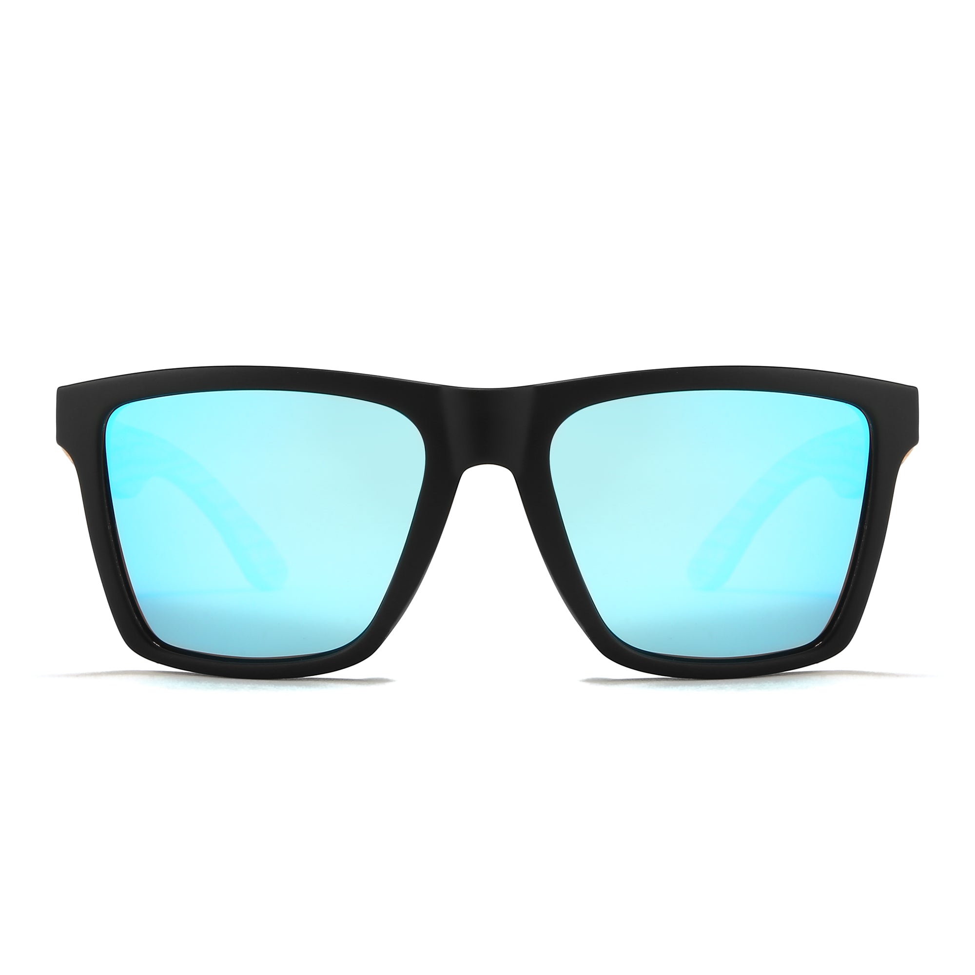 FORRESTERS Blue Reflective Lens l Walnut Arms
