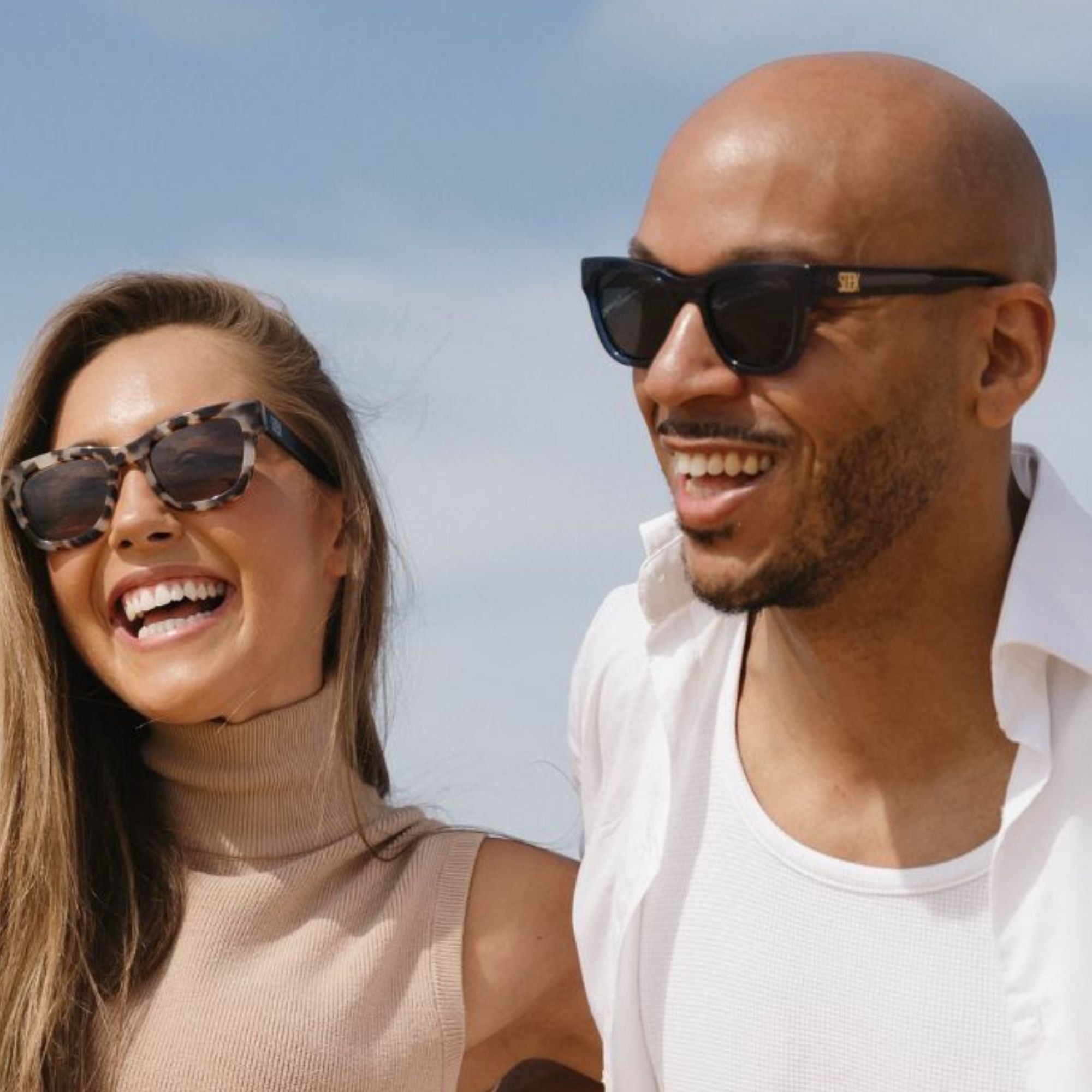 COLLIDE COBALT - Bio Acetate Tortoise Frame l Black Polarised Lens