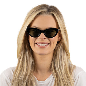 SAVANNAH MIDNIGHT l Black Sunglasses l Polarised Lens - Soek Fashion Eyewear Australia