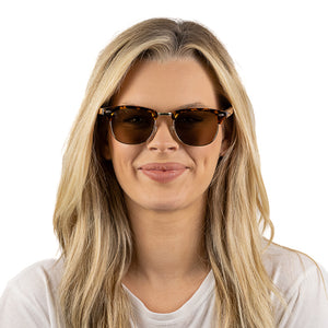 BANJO Brown Polarised Lens l  Walnut Arms - Soek Fashion Eyewear Australia