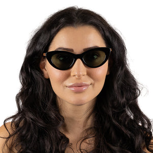 SAVANNAH MIDNIGHT l Black Sunglasses l Polarised Lens - Soek Fashion Eyewear Australia