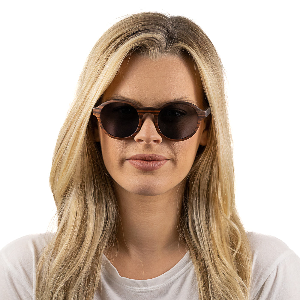 WANDERER Oak wooden Frame l  Polarised Lens - Soek Fashion Eyewear Australia