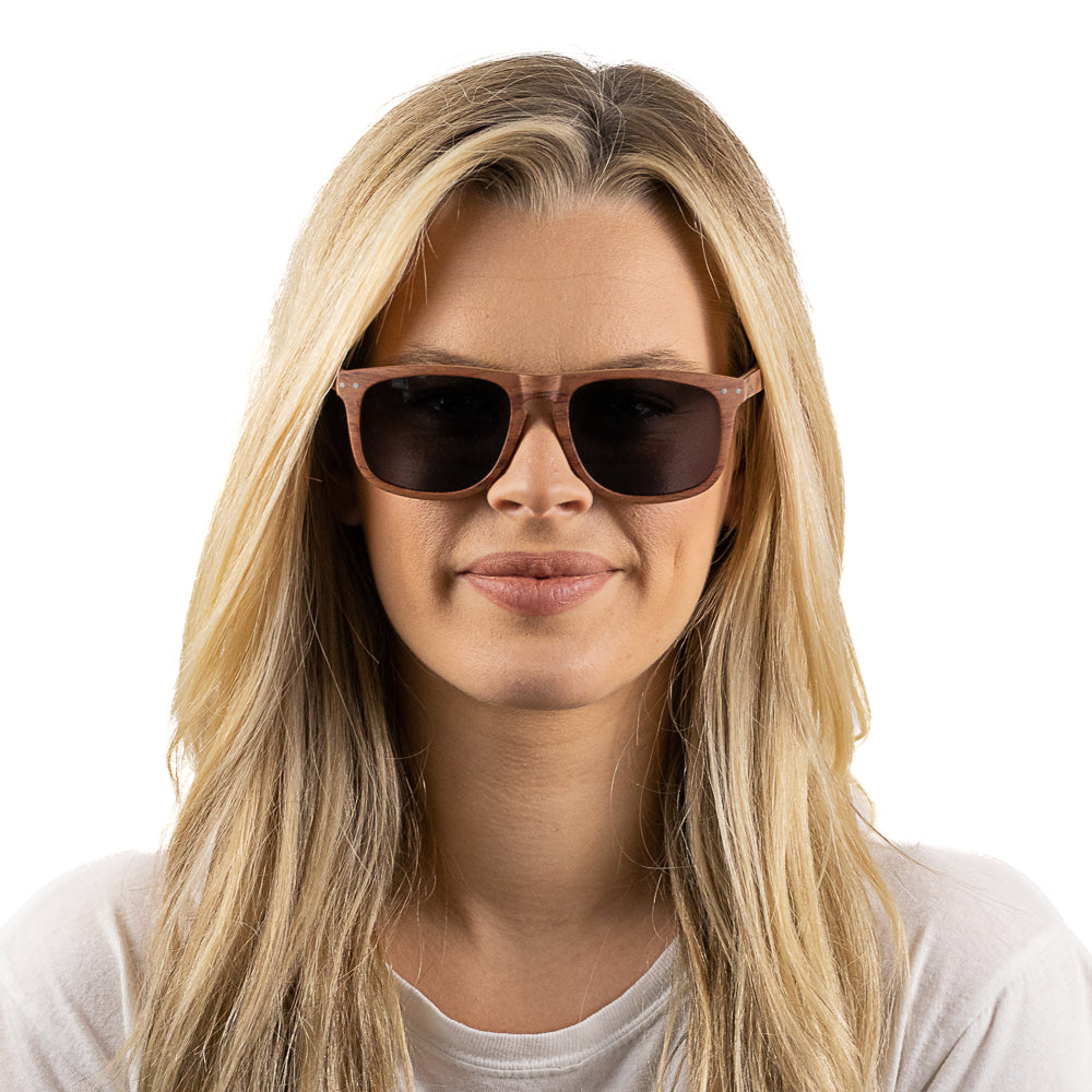 NOMAD 100% Rosewood l Black Polarised Lens - Soek Fashion Eyewear Australia