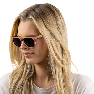 NOMAD 100% Rosewood l Black Polarised Lens - Soek Fashion Eyewear Australia