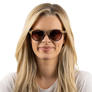 DRIFTER Maple l Ebony Frame l Brown Gradient Lens - Soek Fashion Eyewear Australia