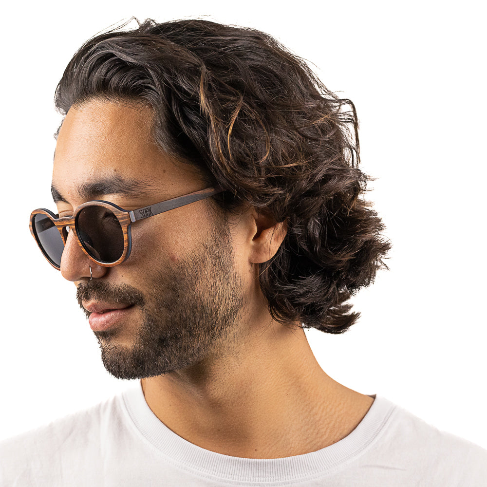 WANDERER Oak wooden Frame l  Polarised Lens - Soek Fashion Eyewear Australia