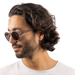 WANDERER Oak wooden Frame l  Polarised Lens - Soek Fashion Eyewear Australia
