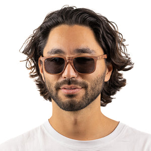NOMAD 100% Rosewood l Black Polarised Lens - Soek Fashion Eyewear Australia