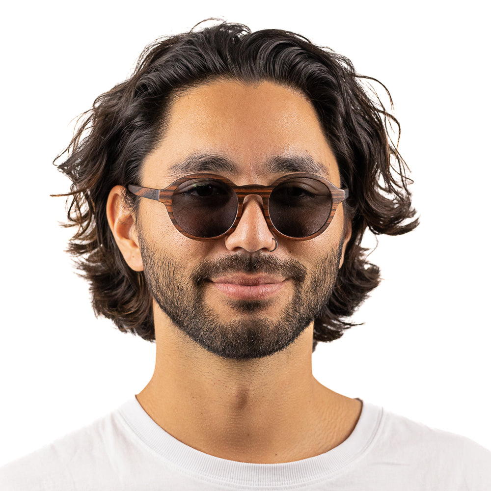 WANDERER Oak wooden Frame l  Polarised Lens - Soek Fashion Eyewear Australia