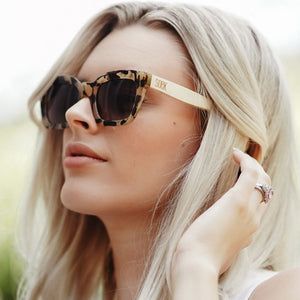 ZAHRA OPAL TORT  l  Magnifying SUNGLASS Reader - Soek Fashion Eyewear New Zealand