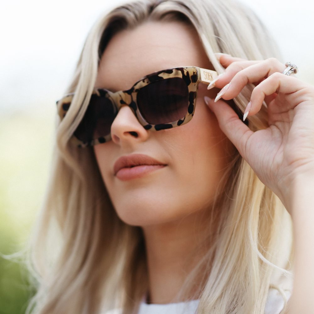 SUNGLASS READER l Zahra Opal Tort l UV 400 Magnifying Lens - Soek Fashion Eyewear Australia