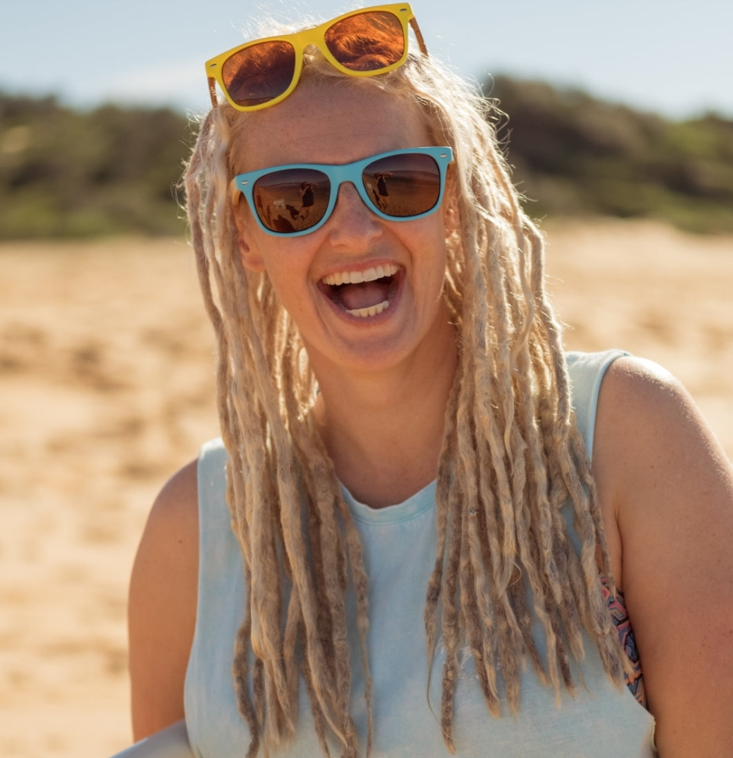MINDIL Brown Polarised Lenses l Beechwood Wooden Arms - Soek Fashion Eyewear Australia