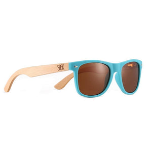 MINDIL Brown Polarised Lenses l Beechwood Wooden Arms - Soek Fashion Eyewear Australia