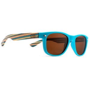 LITTLE SHELLY KIDS Polarised Sunnies l Striped Arms l Age 7-10 - Soek Fashion Eyewear New Zealand