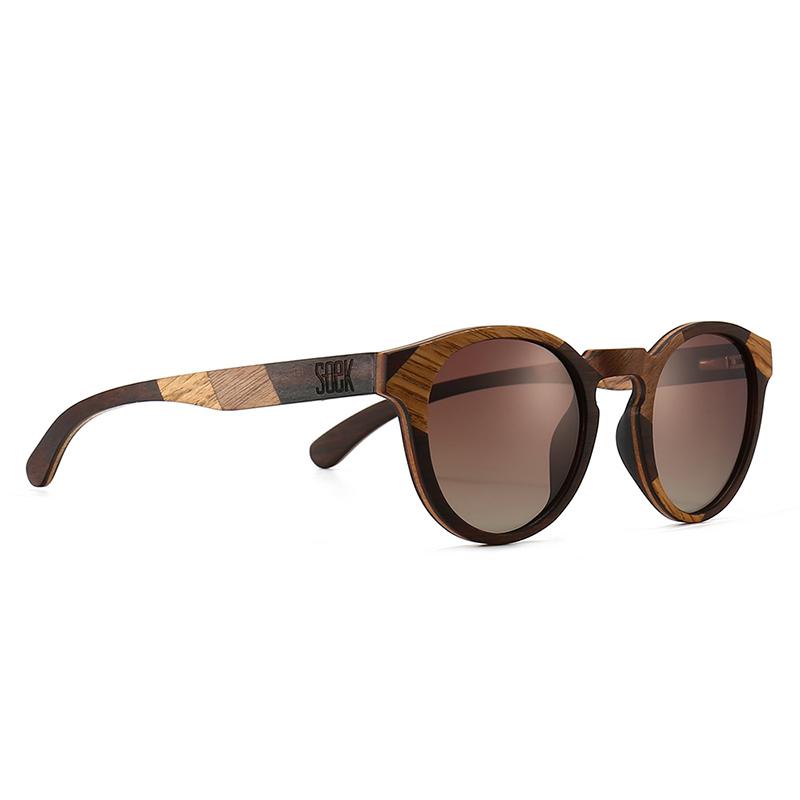 DRIFTER Maple l Ebony Frame l Brown Gradient Lens - Soek Fashion Eyewear Australia