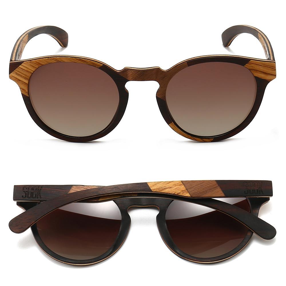 DRIFTER Maple l Ebony Frame l Brown Gradient Lens - Soek Fashion Eyewear New Zealand