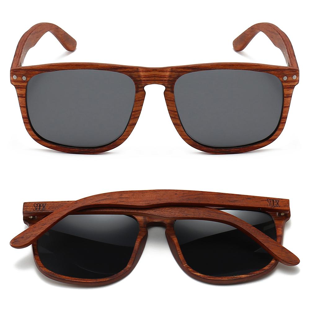 NOMAD Rosewood l Black Polarised Lens - Soek Fashion Eyewear New Zealand