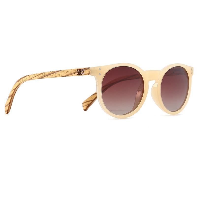 FRASER Brown Polarised Lens l Walnut Arms - Soek Fashion Eyewear New Zealand