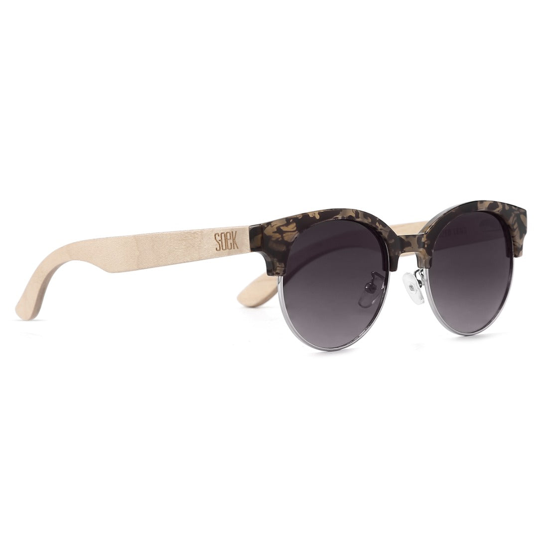 OLIVE TORT l Grey Lens l White Maple Arms