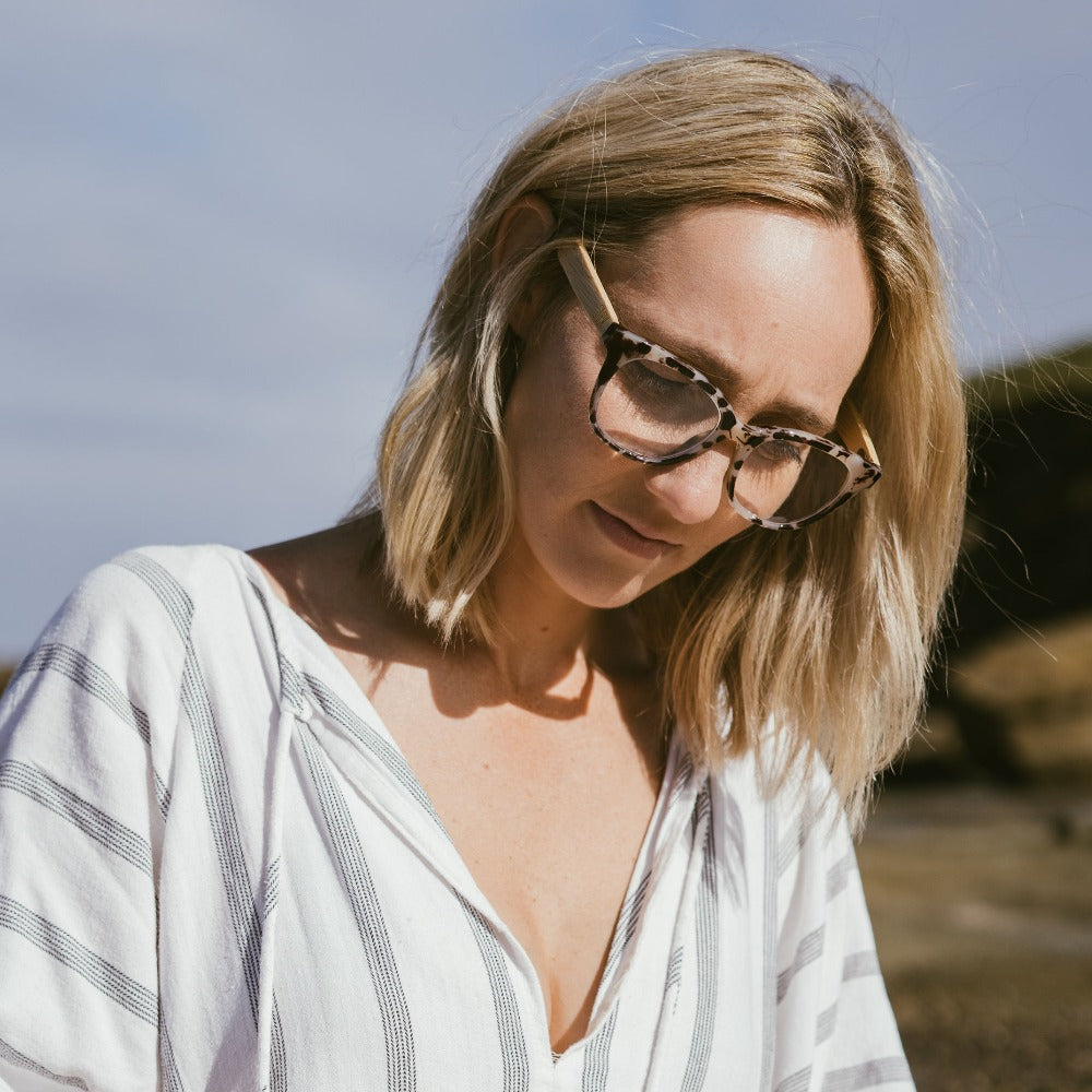 Magnifying Reader l LILA GRACE IVORY - Soek Fashion Eyewear Australia