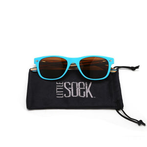 LITTLE SHELLY KIDS Polarised Sunnies l Striped Arms l Age 7-10 - Soek Fashion Eyewear Australia