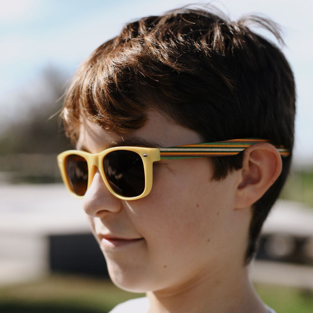 AUSTRALIAN LITTLE SOEK KIDS Wooden Sunnies l Age 7-10 - Soek Fashion Eyewear Australia
