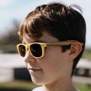 AUSTRALIAN LITTLE SOEK KIDS Wooden Sunnies l Age 7-10 - Soek Fashion Eyewear New Zealand