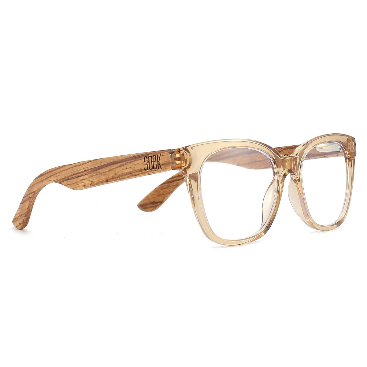 LILA GRACE CHAMPAGNE l Magnifying Blue Light Reader - Soek Fashion Eyewear New Zealand