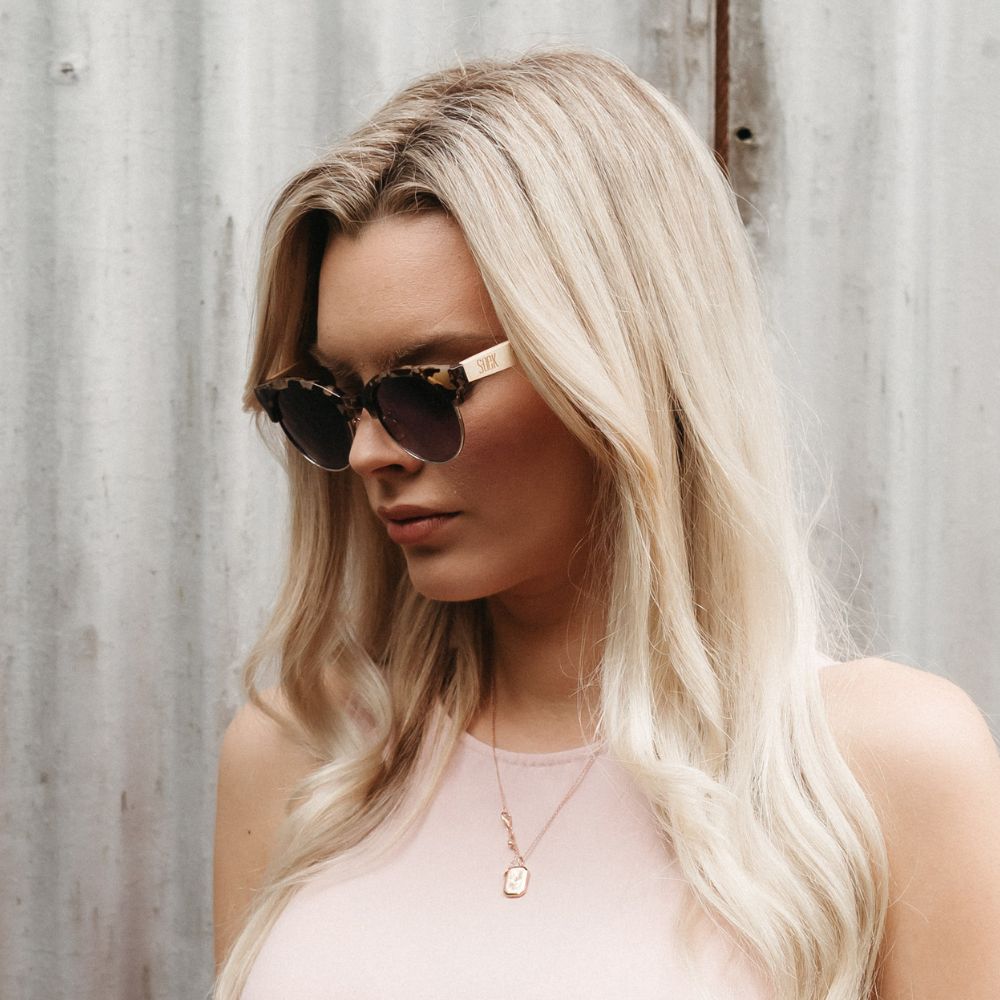 OLIVE TORT l Grey Lens l White Maple Arms - Soek Fashion Eyewear Australia