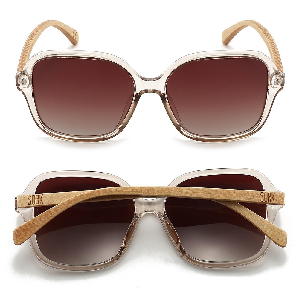 SCARLETT CHAMPAGNE Brown Gradient Lens l Maple Arms - Soek Fashion Eyewear New Zealand