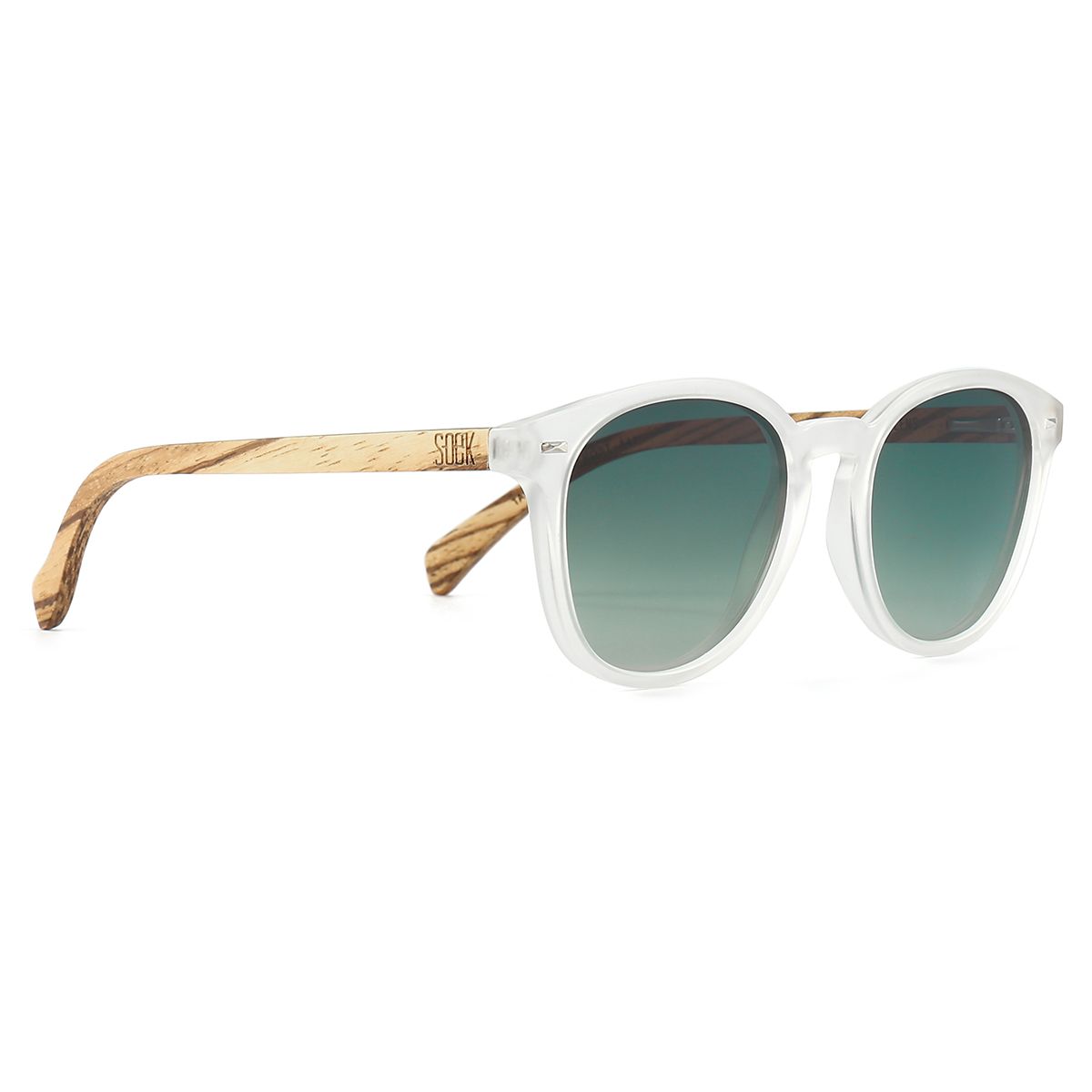 TAINE FROST l Clear Sunglasses l Polarised Lens - Soek Fashion Eyewear Australia