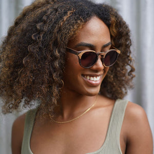 DRIFTER Maple l Ebony Frame l Brown Gradient Lens - Soek Fashion Eyewear Australia
