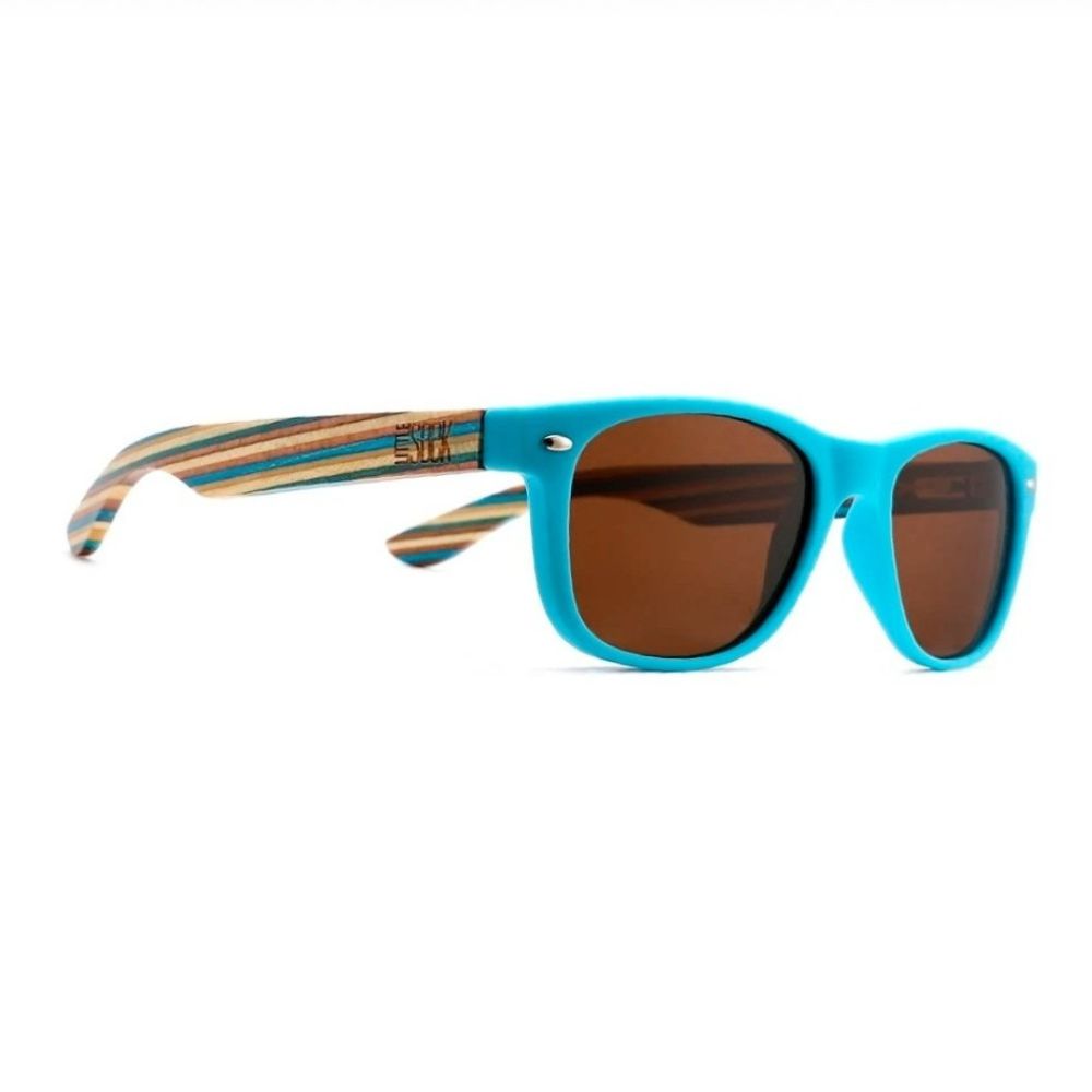 LITTLE SHELLY KIDS Polarised Sunnies l Striped Arms l Age 7-10 - Soek Fashion Eyewear Australia