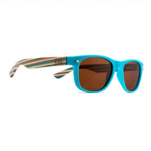 LITTLE SHELLY KIDS Polarised Sunnies l Striped Arms l Age 7-10 - Soek Fashion Eyewear Australia
